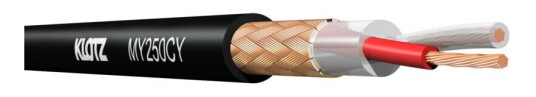 Klotz My206sw Mikrofonkabel Pro 200m 2 X 0.22 Mm2 Pvc Svart