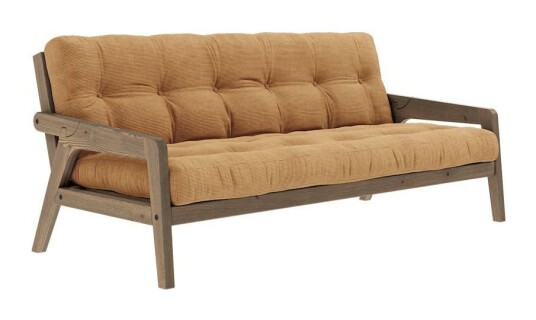 Karup Design Grab Sovesofa, Brun lakkert furu, Unoliving 1733448-01-0 1733448-02-0 Karup Design Grab Sovesofa, Brun lakkert furu, Unoliving 1733448-01-0 1733448-02-0