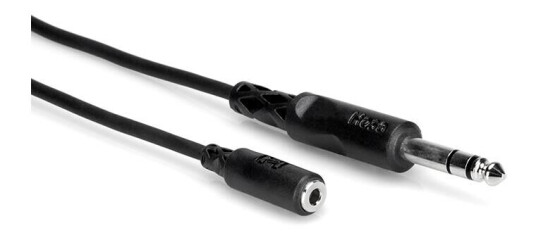 Hosa Mhe325 Headph. Adaptor Cable, 7,5m 3.5 Mm Trs To 1/4 In Trs Hosa Mhe325 Headph. Adaptor Cable, 7,5m 3.5 Mm Trs To 1/4 In Trs