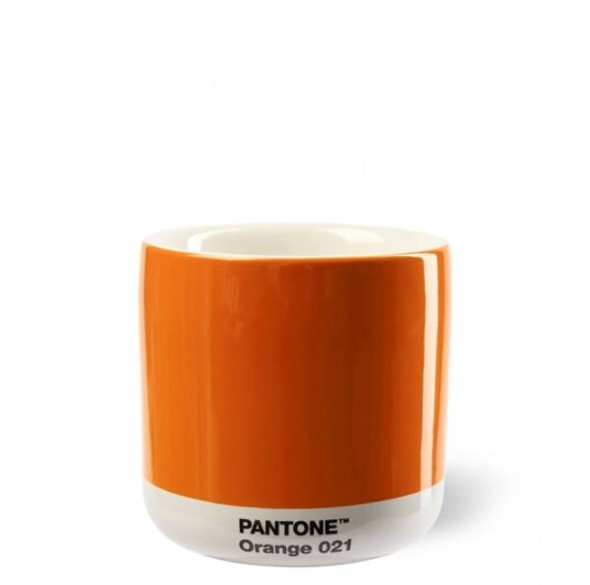 PANTONE Lattekopp, dobbeltvegg, 220ml, Orange