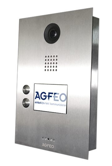 Agfeo Ip-Video Tfe 2, 8,89 Cm (3.5"), Tft, 480 X 320 Piksler, Rustfritt Stål, Ip65, Raskt Ethernet Agfeo Ip-Video Tfe 2, 8,89 Cm (3.5"), Tft, 480 X 320 Piksler, Rustfritt Stål, Ip65, Raskt Ethernet