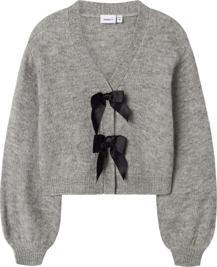 Name It Nkfrina Ls Knit Card Noos   Grey   158 164
