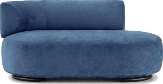 Kartell K Wait Dormeuse Sofa Venstre Blå