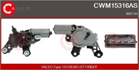 Vindusviskermotor CASCO CWM15316AS
