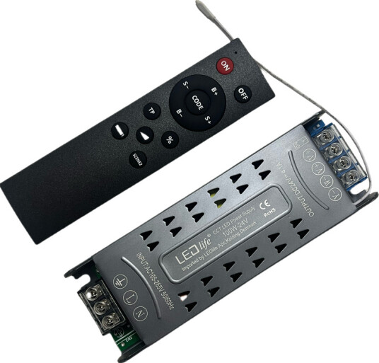 100W / 24V DC CCT strømforsyning 4.17A IP20 innendørs med fjernkontroll flimmerfri 100W / 24V DC CCT strømforsyning 4.17A IP20 innendørs med fjernkontroll flimmerfri