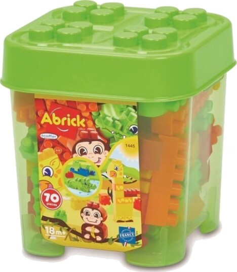 Abrick Jungel Byggesett Leke 70 Deler