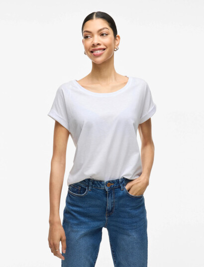 Vila Vidreamers New Pure T-Shirt-Noos - White - L
