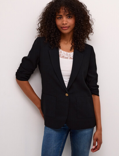 Cream Crcocamia Blazer Black 34
