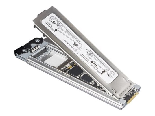 Icy Dock ToughArmor 2-brønns M.2 NVMe Bevegelig Lagerrack - PCIe 4.0 - Svart/Sølv