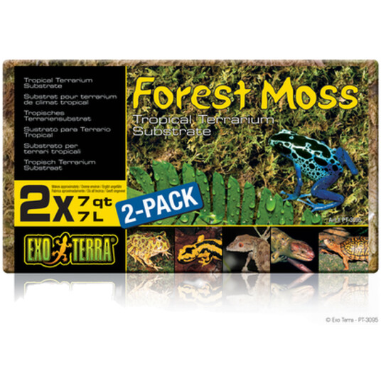 Skogsmose Tropisk Terrariesubstrat Grønn 7 L Skogsmose Tropisk Terrariesubstrat Grønn 7 L