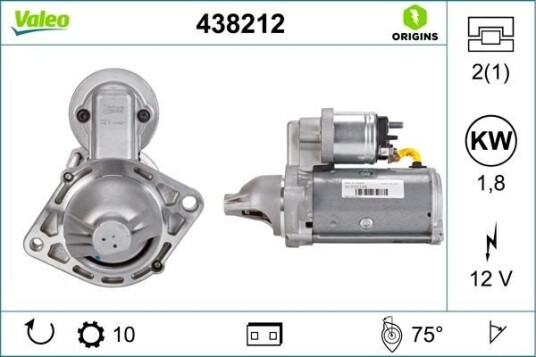 VALEO 438212 Starter VALEO 438212 Starter