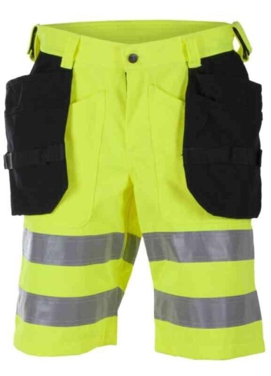 BS Dokka Arbeidsshorts, HiVis kl.2 Unisex, Str. 60, Gul/Sort BS Dokka Arbeidsshorts, HiVis kl.2 Unisex, Str. 60, Gul/Sort
