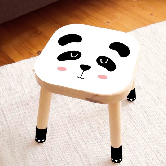 Selvklebende Klistremerke – Flisat Krakk Dekal / Panda Design