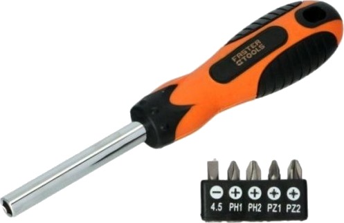 Faster Tools Skrutrekker + 5 Bits Faster Tools Skrutrekker + 5 Bits
