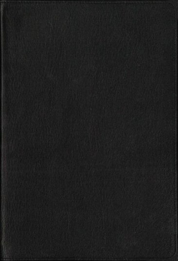 NRSVue, Holy Bible with Apocrypha, Premium Goatskin Leather, Black, Premier Collection, Art Gilded E