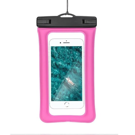 OEM AIRBAG Vanntett mobilpose med plastlukking Rose Pink
