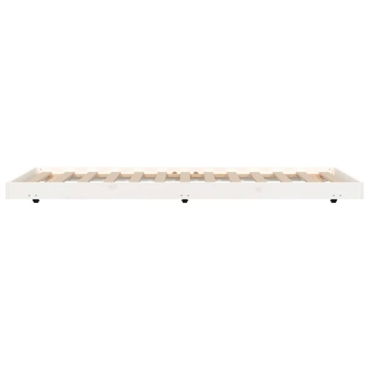 Sengeramme hvit 90x190 cm heltre furu 8720845640309