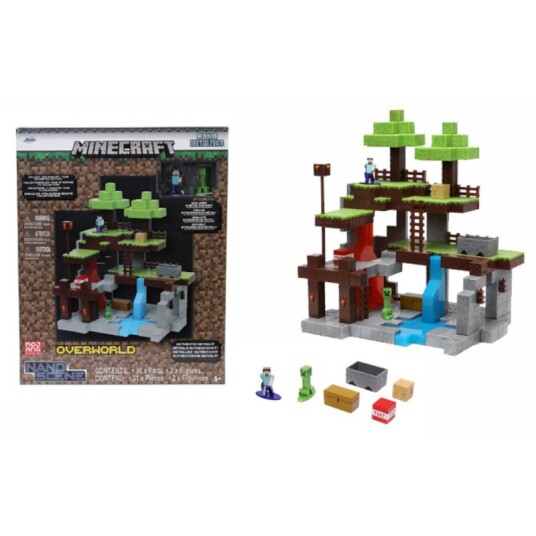 Minecraft Nano Metalfigs Lekesett Overworld