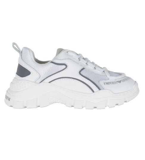 Giorgio Armani Emporio Armani Sko Bianco/Sølv Emporio Armani 32 Sko Hvit Metallic