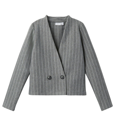 Name It Blazer NfkOlaise Grey Melange Name It 6 år (116) Blazer Grå