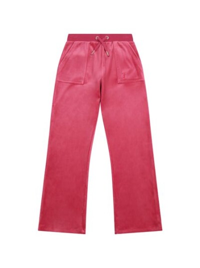 Juicy Couture Tonal Velour Wide leg jogger sangria 10 11ÅR