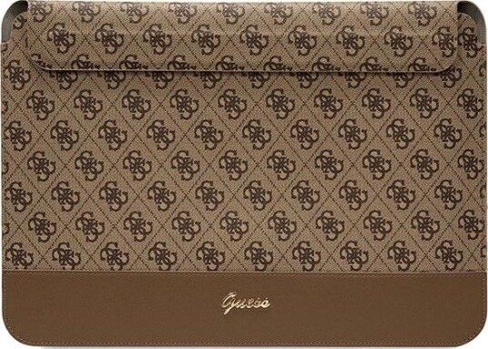Guess 4G Stripe Metal Logo Etui for 14" Bærbar PC Brun