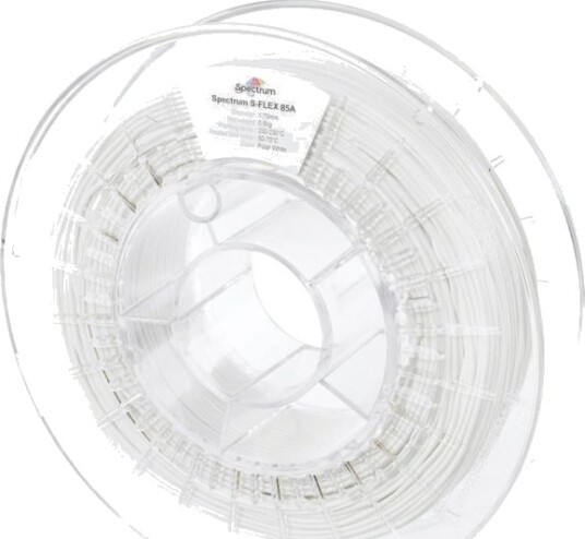 Spectrum S-Flex 85A Filament 1.75 mm 500 g Polar White 80578