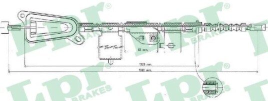 Bremsewire LPR C0484B
