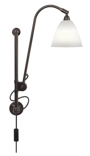 Bestlite BL5 Vegglampe Sort Messing & Porselen Bestlite BL5 Vegglampe Sort Messing & Porselen