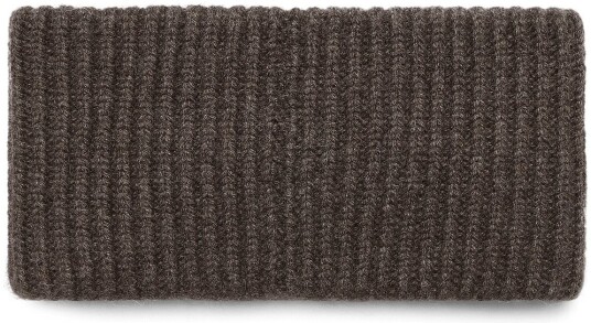 Davida Cashmere Rib Headband - CACAO - One Size