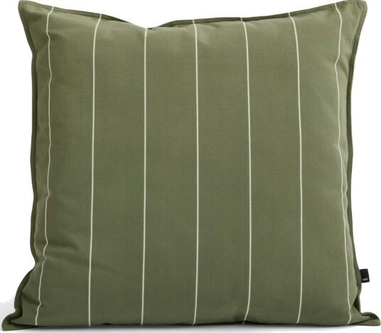Terrazza Cushion 60x60 cm Olive narrow stripe