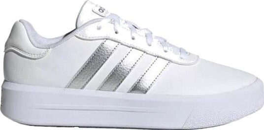 Adidas Court Platform Dame Cloud White/Silver Metallic/Cloud White 40