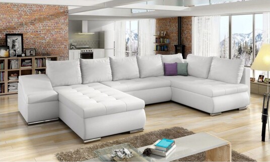 Seksjon Eltap Giovanni 351x82x190 cm Soft 17 Venstre