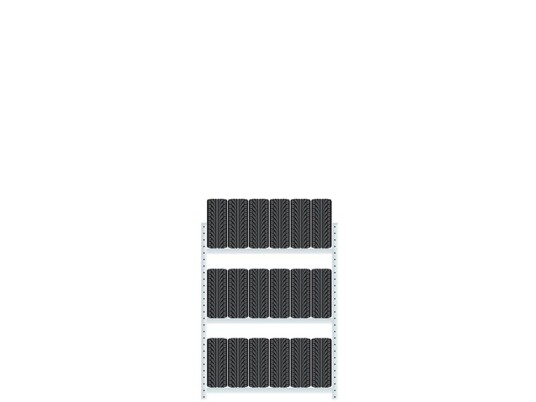 Schulte Lagertechnik Følgesektion Boltless Dækreol 2000x2000x400mm 400 kg/aflæg