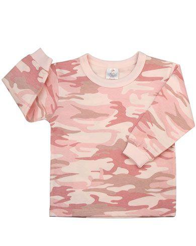 Rothco Camouflage T skjorte til baby Pink