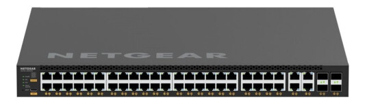 Netgear M4350-44M4x4v - Switch - L3 - Styrt - 44 X 100/1000/2.5G (Poe++) + 4 X 100/1000/2.5/5/10G (Poe++) + 4 X 25 Gigabit Sfp28 - Front Til Bakside-Luftflyt - Rackmonterbar - Poe++ (3314 W)