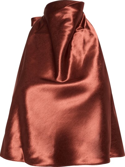 Bardot Toni Cowl Neck Top RUST 42