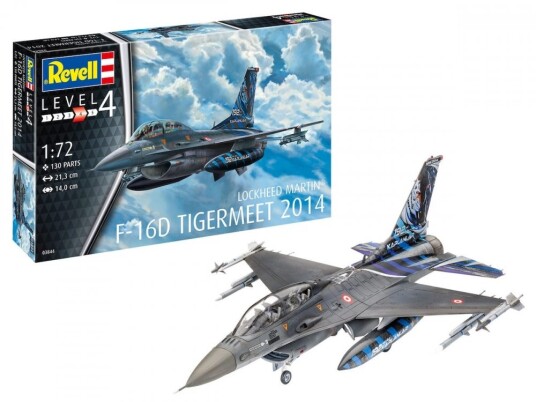 Revell 1/72 F-16D Tigermeet 2014 Modellfly Monteringssett