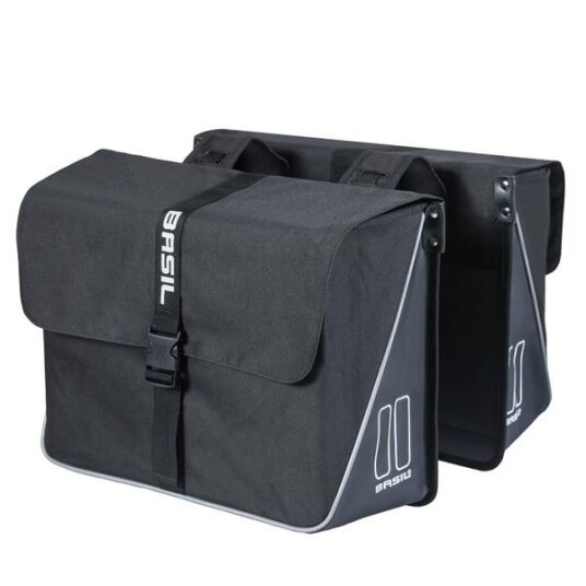 Basil Forte Dobbel Sideveske Sett Sort 35L
