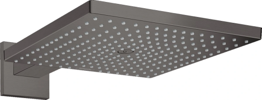 Hansgrohe Raindance E 300 Air 1jet 300x300 mm, Børstet Sort Krom Hansgrohe Raindance E 300 Air 1jet 300x300 mm, Børstet Sort Krom