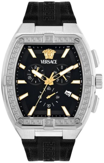 Versace Herreklokke VESCA0124 Classic Sort/Lær