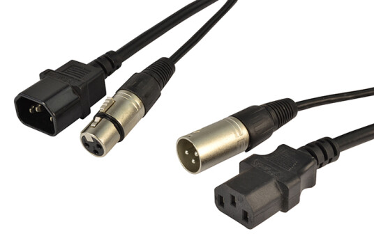 IEC & XLR kombikabel IEC & XLR kombikabel
