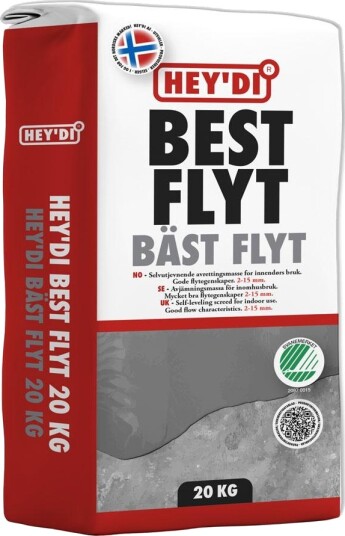 Hey'di avrettingsmasse best flyt 20 kg Hey'di avrettingsmasse best flyt 20 kg