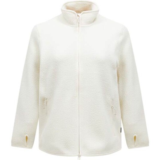 Peak Performance Pile Zip Jacket Dame Vintage White S