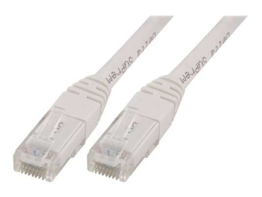 Deltaco Cat5e 0.5m RJ-45 Koblingskabel Hvit