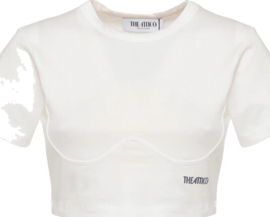 The Attico Dame Topper Hvit L,