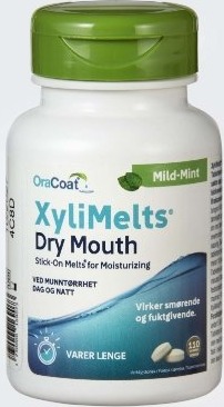 Xylimelts mild mint klebetab 110 stk