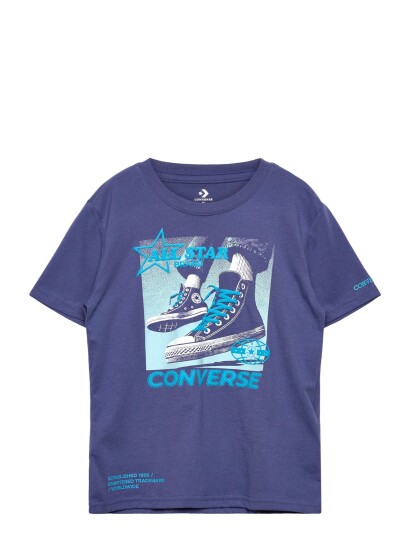 Converse Cnvb Photo Real Cnv Snkr Tee Blue 116/122 Converse Cnvb Photo Real Cnv Snkr Tee Blue 116/122