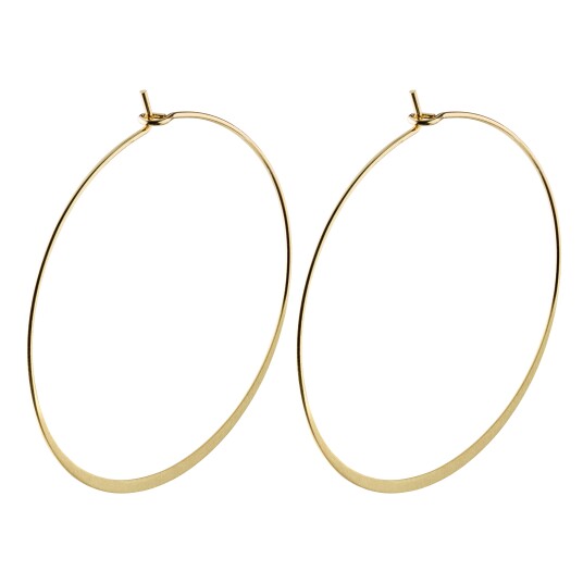 Pilgrim TILLY store hoop øreringer gullbelagt Pilgrim TILLY store hoop øreringer gullbelagt