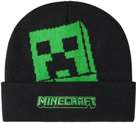 Name It Nkmjensby Minecraft vår og høstlue Black (6 8 år) 6 8 år